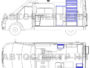 Передвижная лаборатория радиационного контроля на базе Ford Transit — Эскизный проект