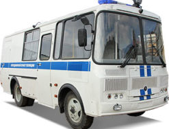 Оперативный автомобиль полиции на базе ПАЗ