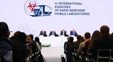 Участие в четвертых международных учениях в Кронштадте